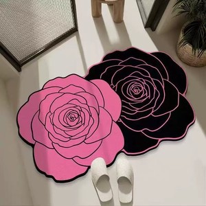 Luxury Design Machine Made Eco-friendly Non-Slip Shaped Water Absorbent Diatomite Floor Door Mat <strong>Rugs</strong> Carpet for Home Hotel - Product Image 5