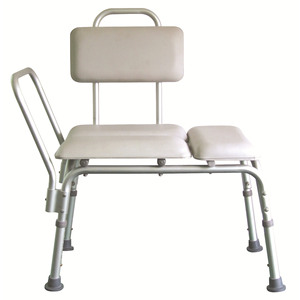 Chaise de douche en aluminium Maxhealth, capacité de 120 kg, siège antidérapant pour personnes âgées, équipement de sécurité pour la salle de bain - Product Image 1