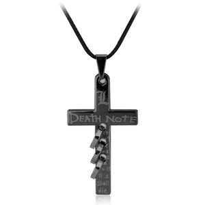 <span class=keywords><strong>Death</strong></span> <span class=keywords><strong>Note</strong></span> doppia collana Non tradizionale Smart Anime moda gioielli ciondolo Cosplay accessori Unisex - Product Image 4