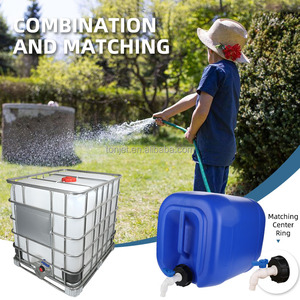 ชุดก๊อกน้ำ IBC สำหรับงานหนัก 3 ชิ้น พร้อมมือจับสีน้ำเงิน ก๊อกน้ำ <span class=keywords><strong>PVC</strong></span> และข้อต่อ PE - Product Image 2