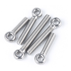 304 a occhio in acciaio inossidabile M5 M6 M8 M10 M12 M14 DIN444 con vite a forma di occhio EyeRod eybolt bullone oscillante M12X80 90 100 110 - Product Image 1