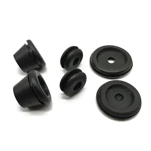 Preço fábrica Custom Natural Rubber EPDM Silicone Cable Wire Grommets