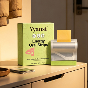 Tiras de bienestar energético oralmente disolubles de marca privada OEM para relajación nocturna y apoyo para un descanso tranquilo, 30 sobres - Product Image 6