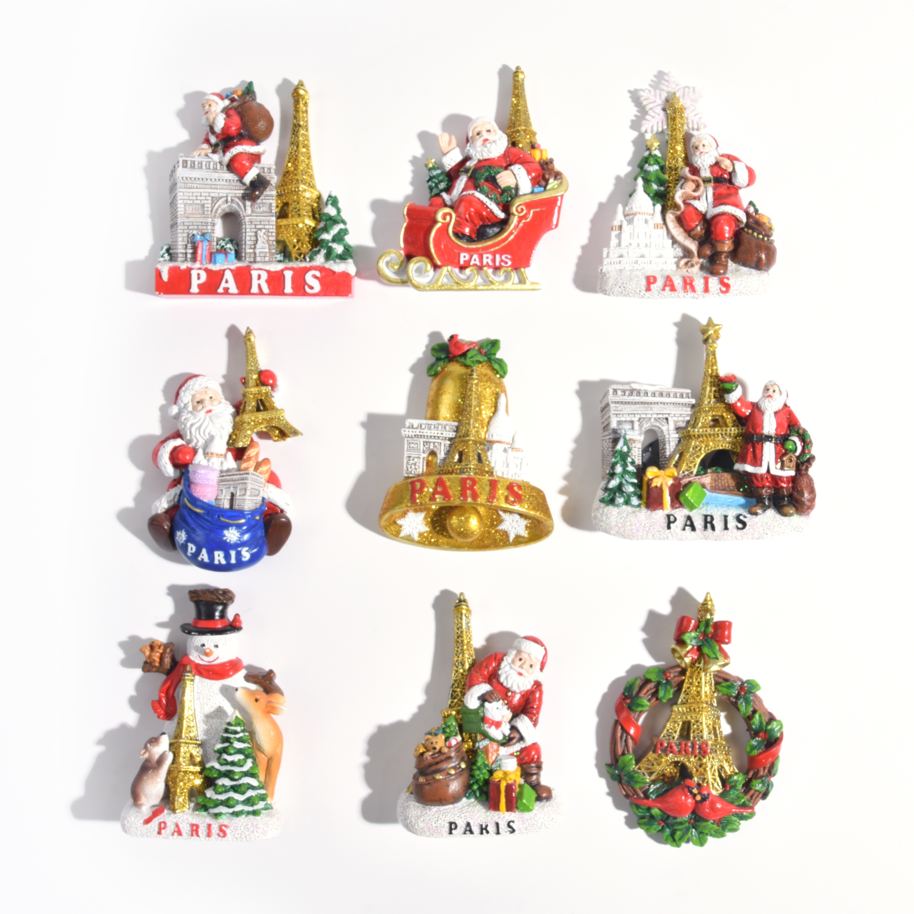 Imán de nevera navideño