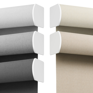 ZSTARR 홈 데코 파티오 도어 모터식 반암막 커튼 스크린 완벽한 맞춤형 블라인드 암막 롤러 블라인드 창문 차양용 - Product Image 4