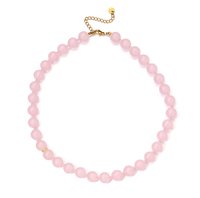 Collier Pendentif Perles en Pierre Naturelle Colorées en Gros, Tendance, Fait Main, Réglable, Unisexe, Bijou Cadeau