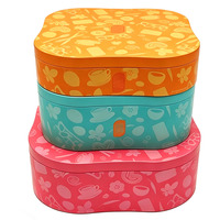 Boîte en métal personnalisée imprimée de qualité alimentaire pour biscuits et gâteaux, idéale pour la boulangerie, les collations et les emballages cadeaux de fêtes