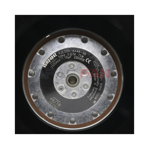 พัดลมแบบแรงเหวี่ยง R2E220-AA44-98 AC ขนาด 220 มม. 230VAC 2700 รอบต่อนาที 640CFM 165W พร้อมใบพัดแบบมอเตอร์ สำหรับระบบจัดการอากาศ HVAC - Product Image 2