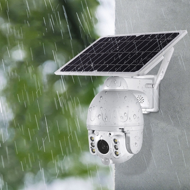 1080p Mini PTZ Camera Solar Power Outdoor Wireless 3g 4g Sim Card Ip Camera Camera Solar 4g /