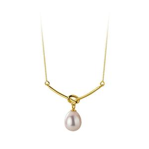 Collar de Perlas de Amor Retro de Plata de Ley S925, Diseño Retro y Temperamento, Cadena de Clavícula para Mujer Y00739 - Product Image 5