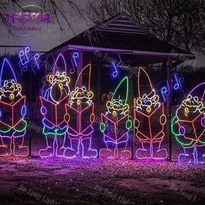 Paneles Decorativos Iluminados en 2D que Crean un Aspecto Navideño Impecable para Entradas de Comercios, Jardines de Hoteles y Áreas de Eventos Públicos - Product Image 4