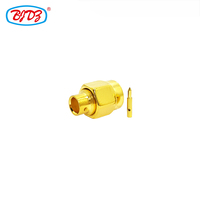 Connecteurs coaxiaux RF SMA mâle plaqué or 50 ohms pour soudure sur câble 402 à sertir RG402 RG141 pour câbles de drones FPV UVA