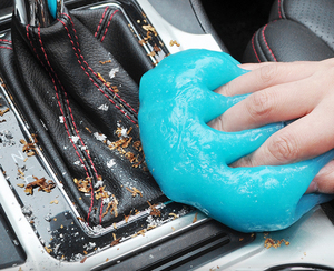 Huyo Car Cleaning Gel Soft Glue Round Air Outlet <b>Vacuum</b> Multi-function Keyboard Cleaning Dust Dirt Cleaner - Product Image 4