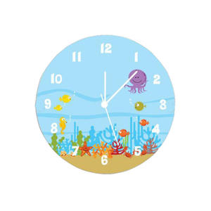Horloge murale motif coccinelle en bois, pour chambre d'enfant, <span class=keywords><strong>cadeau</strong></span> pour fille - Product Image 5