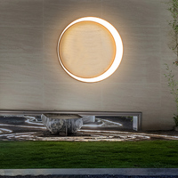 Lampe décorative en forme de croissant de lune, lampes murales extérieures pour villa, éclairage mural extérieur pour la maison, lampe murale étanche
