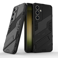 En stock, coque de téléphone antichoc de style punk avec béquille pour Samsung S24 Ultra S23P S21 S21 Plus
