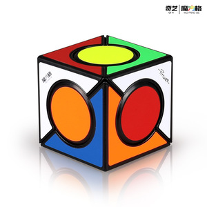 Qiyi Mo Fang Ge Diagonal Cube 2x2 Puzzle stimulant pour l'esprit, pour adolescents de 8 à 13 ans, cube magique unisexe - Product Image 1