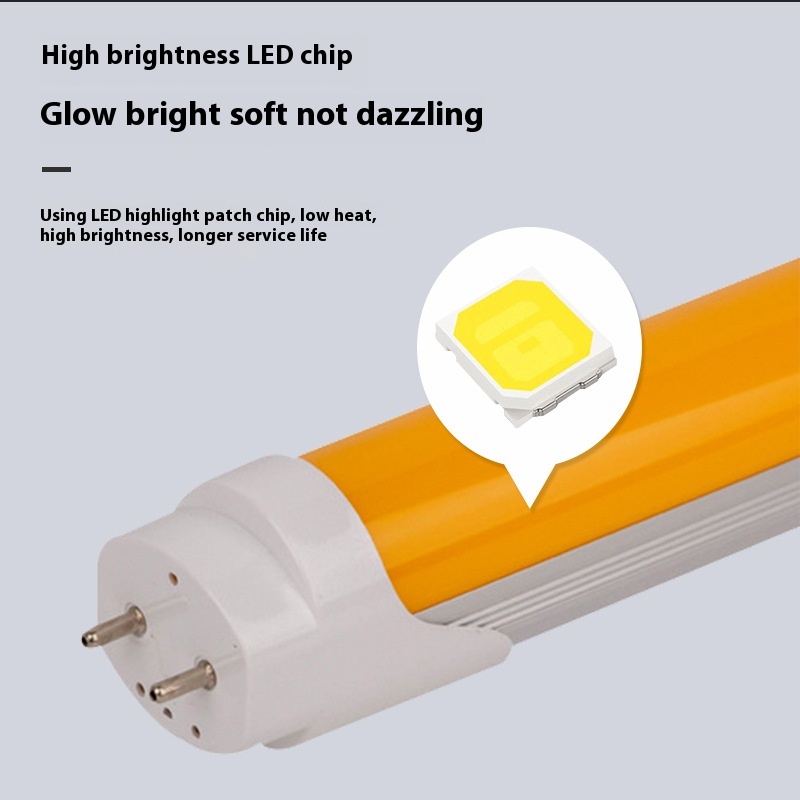 JESLED UV-Resistant T8 Yellow LED Tube Light - Factory Price IP65 - Qixin Lighting