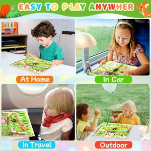 Từ Montessori bảng vẽ màu sắc và số Mê Cung cho mầm non giáo dục học Tập Toán học đồ chơi cho trẻ em - Product Image 6