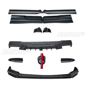 สำหรับ Honda CRV 2023+ ชุดแต่งกระจังหน้า แถบตกแต่งกันชนหน้า-หลัง ดิฟฟิวเซอร์ สเกิร์ตข้าง สปอยเลอร์หลังคา อุปกรณ์ตกแต่งรถยนต์ - Product Image 6