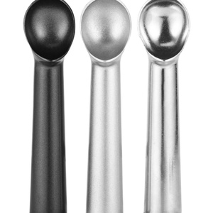 Cuillère à glace en alliage d'aluminium écologique avec logo personnalisé, anti-gel, auto-décongelante, robuste, en métal, pour pâte à biscuits - Product Image 4