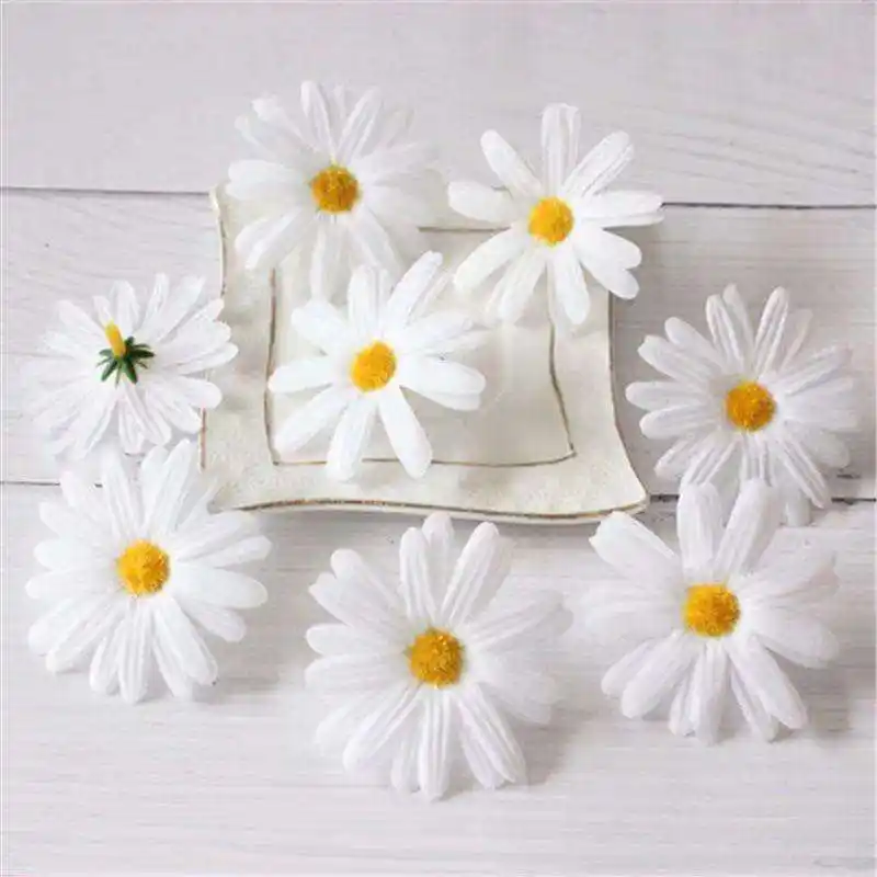 Mais recente Design Pure Color Crisântemo Daisy Simulação Flor Para Fotografar Vídeo Acessórios