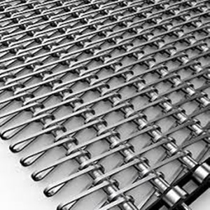 Đường Hầm Lò nướng lưới vành đai lưới thép băng tải V loại - Product Image 3