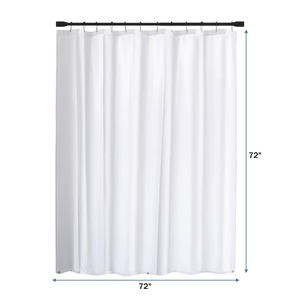 Imperméable Résistant À La Moisissure Polyester Tissu Rideaux <span class=keywords><strong>De</strong></span> <span class=keywords><strong>Douche</strong></span> Solide Hôtel Qualité Lavable En Machine Salle <span class=keywords><strong>De</strong></span> Bains <span class=keywords><strong>Rideau</strong></span> <span class=keywords><strong>De</strong></span> <span class=keywords><strong>Douche</strong></span> Doublure - Product Image 1