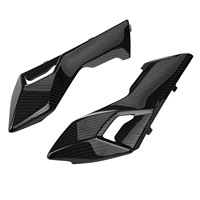 Panneaux latéraux de protection en fibre de carbone KOTORQ pour moto électrique tout-terrain Surron Ultra Bee, noirs