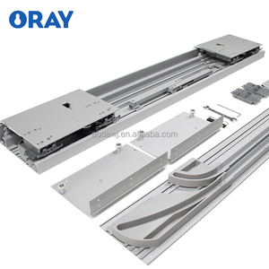 Sistema de <span class=keywords><strong>puerta</strong></span> <span class=keywords><strong>corredera</strong></span> empotrada de aluminio de diseño moderno, operador de <span class=keywords><strong>puerta</strong></span> en voladizo de pista oculta, <span class=keywords><strong>Kit</strong></span> de rodillo de <span class=keywords><strong>puerta</strong></span> <span class=keywords><strong>corredera</strong></span> resistente - Product Image 2