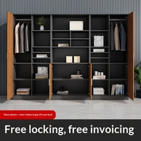 WJG-224X Armoire de classement en bois pour bureau, grand espace, design moderne et simple, organisateur mural pour documents