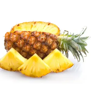 Frische Frucht Ananas süße köstliche goldene Farbe super süße frische Ananas