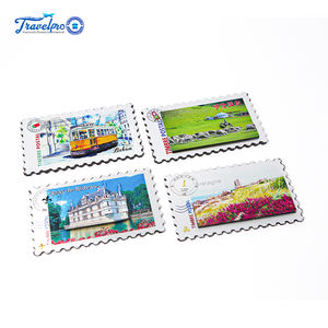 Usine Logo personnalisé feuille d'<span class=keywords><strong>argent</strong></span> émail doux Design timbre plaque d'immatriculation Style Souvenirs aimants pour réfrigérateur aimant de réfrigérateur - Product Image 1