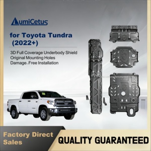 Juego de 4 Protectores de Bajos para Toyota Tundra <span class=keywords><strong>2022</strong></span>+, Placas Protectoras Todoterreno de Acero al Manganeso y Aleación de Aluminio, Ligeras - Product Image 1