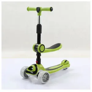 Yeni model bebek oyuncakları çocuk scooter 3 yanıp sönen ışık tekerlekli scooter çocuk kendini dengeleme