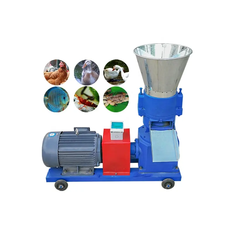 cattle fish rabbit chick Goat poultry Animal Farm pelletizer Making processing Feed Pellet Machine Without Motor With Low Price