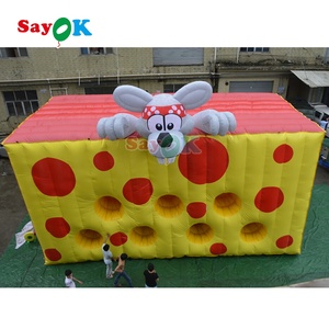 <span class=keywords><strong>Jouet</strong></span> gonflable d'obstacle de forage de trou de fromage amusant pour enfants et adultes - Product Image 6