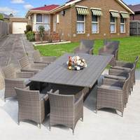 Vente en gros de mobilier d'extérieur en rotin Ensembles de jardin Chaise en osier canapé de jardin