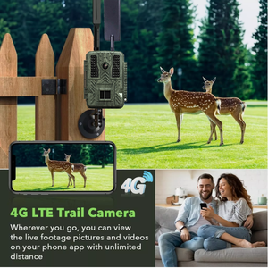 48mp 1080p Video động vật hoang dã máy ảnh 4G ứng dụng kiểm soát đám mây thời gian trôi đi 940nm hồng ngoại tầm nhìn ban đêm săn bắn máy ảnh - Product Image 4