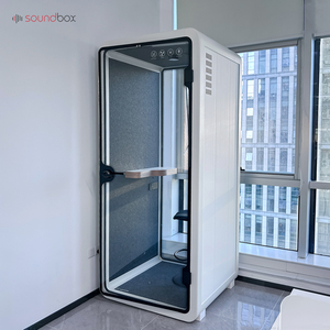 Cabina Telefónica Insonorizada Individual para Trabajar en Espacios Compartidos, Muebles para Oficina en Casa, Caja Silenciosa - Product Image 2