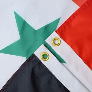 Bandera Personalizada de 3x5 Pies, Verde, Blanca y Negra, de Poliéster 68D, 90 x 150 cm, Bandera de Siria con Logotipo Personalizado, Estilo Deportivo, para Uso Promocional - Product Image 3