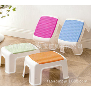 Taburete de Plástico para Hogar, Cocina, Baño, Asiento Bajo, Uso para Adultos y Niños, Personalización de Molde - Product Image 3