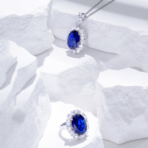 Anillo <span class=keywords><strong>de</strong></span> Plata <span class=keywords><strong>de</strong></span> Ley S925 con Zafiro Azul Real Sintético <span class=keywords><strong>de</strong></span> Primera Calidad, Estilo Misterioso y Moderno para Mujer, <span class=keywords><strong>de</strong></span> MuShan Jewelry - Product Image 4