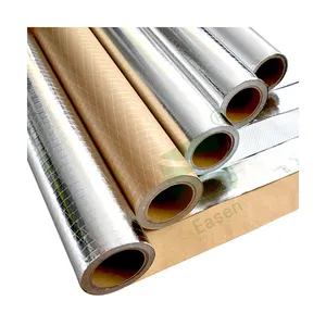 Laminated Paper Pe Coated Kraft Paper Aluminum Foil Waterproof Building Insulation Rolls