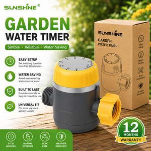 SUNSHINE contrôleur <span class=keywords><strong>d</strong></span>'irrigation automatique à une sortie minuterie <span class=keywords><strong>d</strong></span>'eau <span class=keywords><strong>de</strong></span> jardin en plastique Durable <span class=keywords><strong>pour</strong></span> pelouse maison arroseur goutte à goutte facile à utiliser - Product Image 1