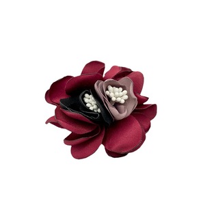 Yupu Korean Style Burnt Edge Rose <b>Flower</b> Hair Accessories Handmade For Wedding Gift Decorative <b>Flowers</b> - Product Image 5