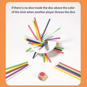 COMMIKI 2024 jouets <span class=keywords><strong>montessori</strong></span> <span class=keywords><strong>6</strong></span> <span class=keywords><strong>mois</strong></span> bébé tige besoins spéciaux jouets sensoriels tige coloré équilibre bâton jouet jeu - Product Image 3