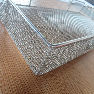 Bandeja de Malla de Acero Inoxidable 304 316 316L de Alta Calidad y Tamaño Personalizado/Cesta de Esterilización para Instrumentos - Product Image 6