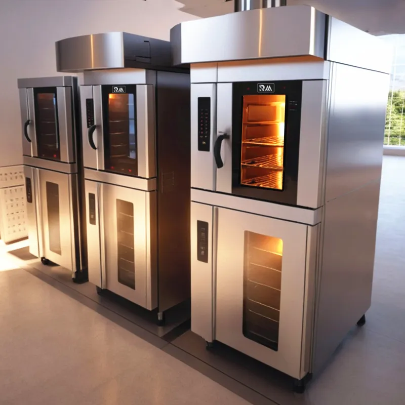 China wholesale ce Competitive commercial combination deck convection oven professional supplier single price with proofer steam