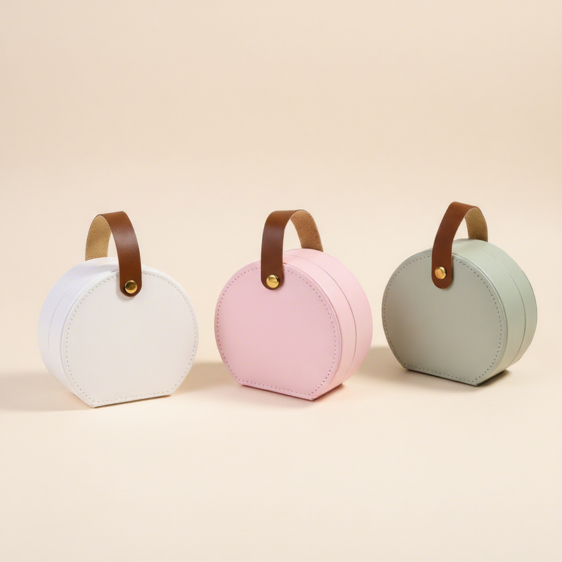 Wholesale Korean Style Round Portable PU
